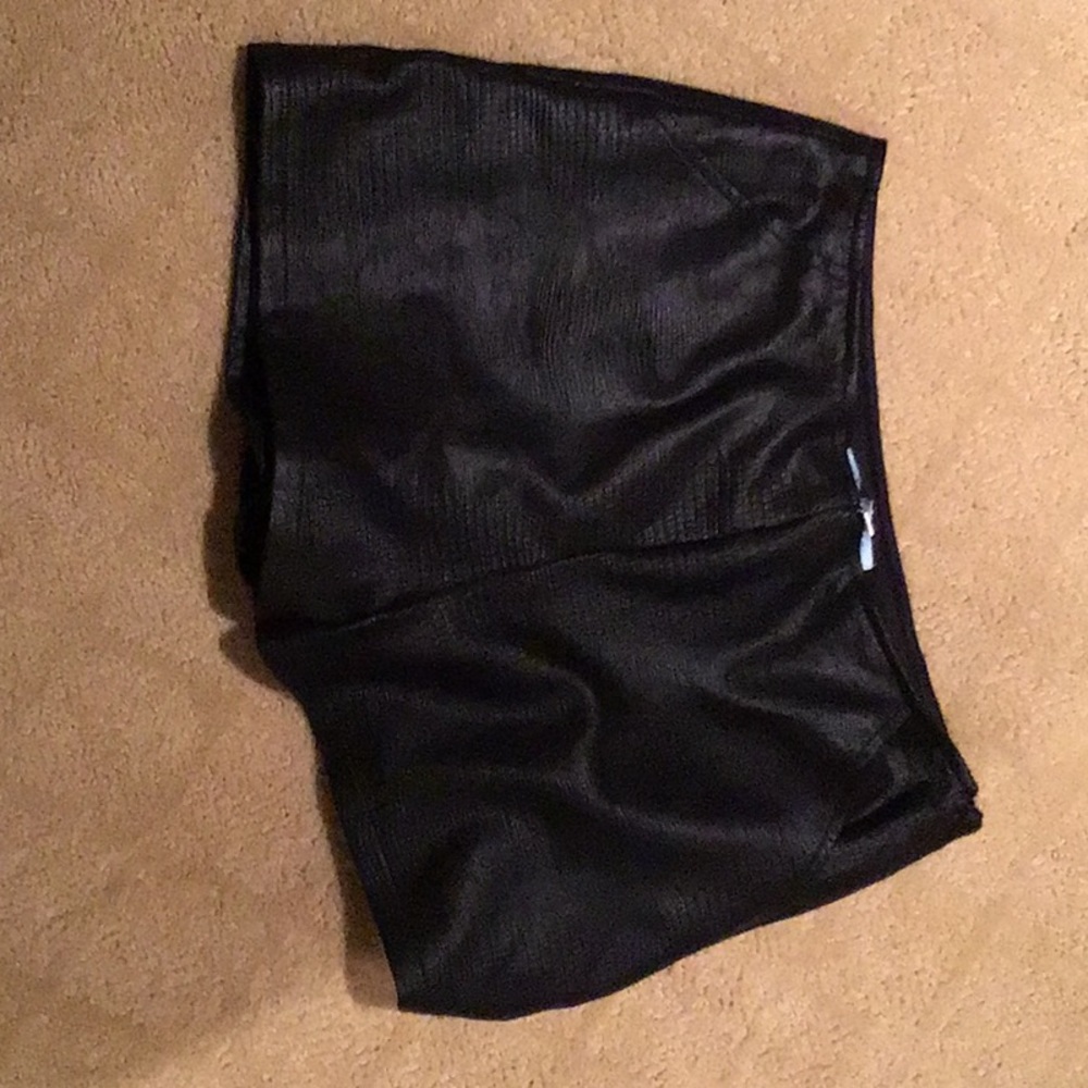 Like leather shorts
